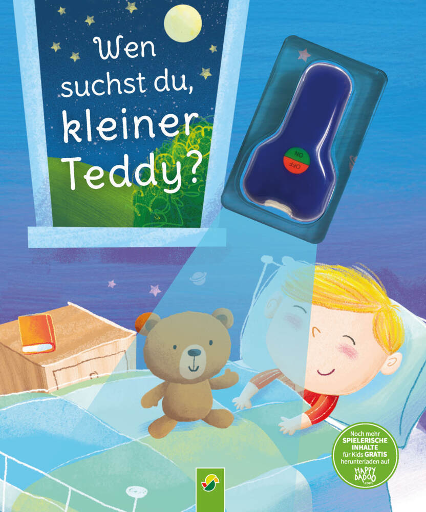 Cover: 9783849940867 | Wen suchst du, kleiner Teddy? (Mit UV-Licht-Taschenlampe) | Buch