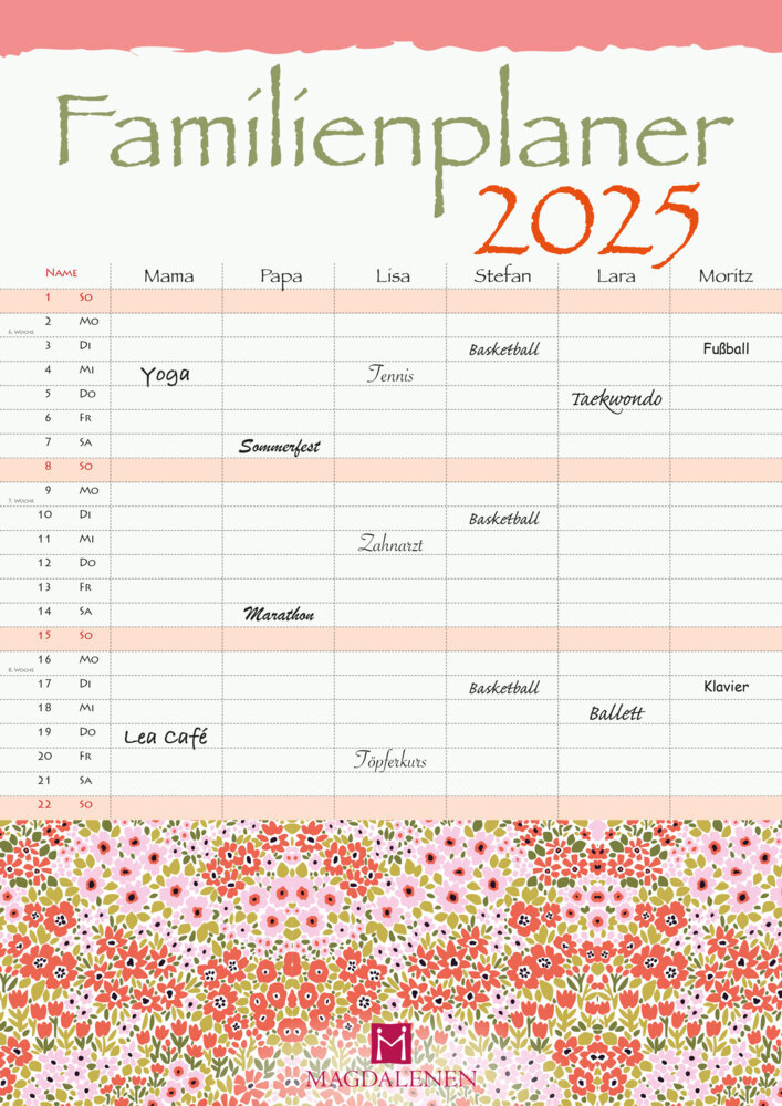 Cover: 9783957482495 | Familienplaner 2025 | Der große Familienplaner | Kalender | 13 S.