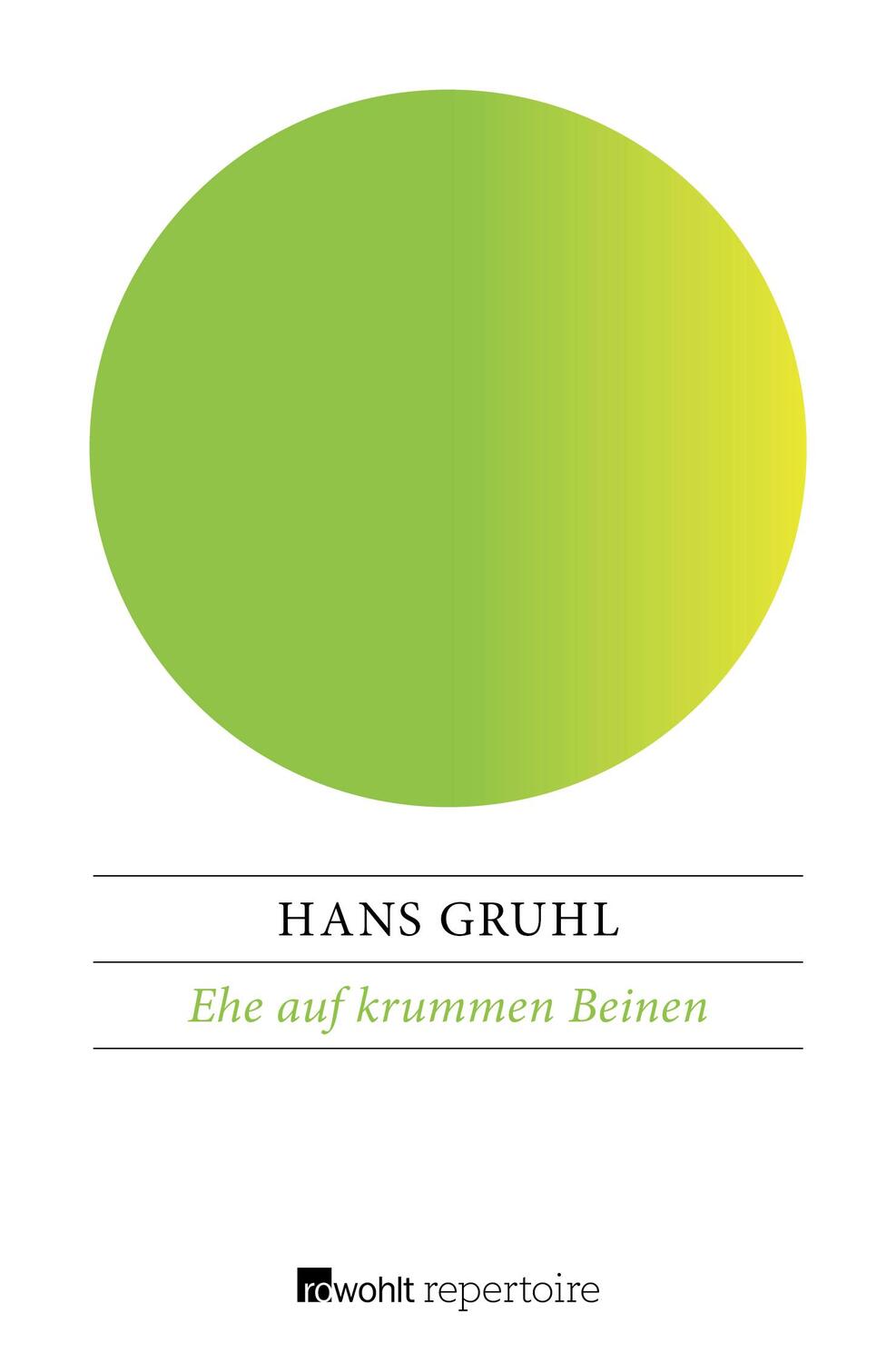 Cover: 9783688111121 | Ehe auf krummen Beinen | Hans Gruhl | Taschenbuch | Paperback | 94 S.
