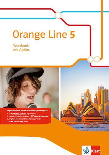 Cover: 9783125482852 | Orange Line 5. Workbook mit Audios Klasse 9 | Bundle | Audio-CD | 2018