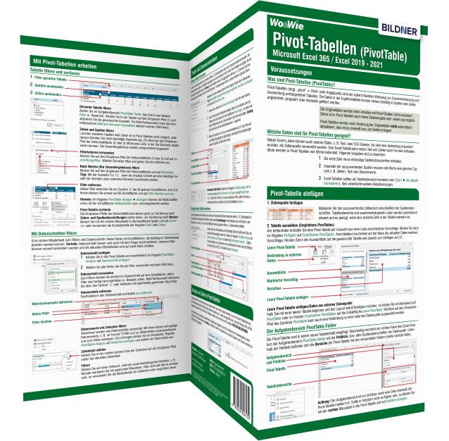 Cover: 9783832806576 | Pivot-Tabellen (PivotTable) Microsoft Excel 365 / Excel 2019 - 2021