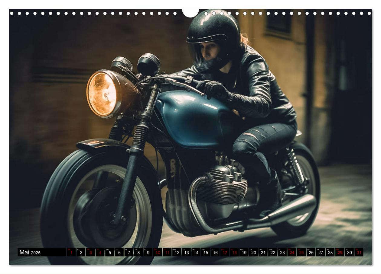 Bild: 9783383900600 | Urban Biker (Wandkalender 2025 DIN A3 quer), CALVENDO Monatskalender