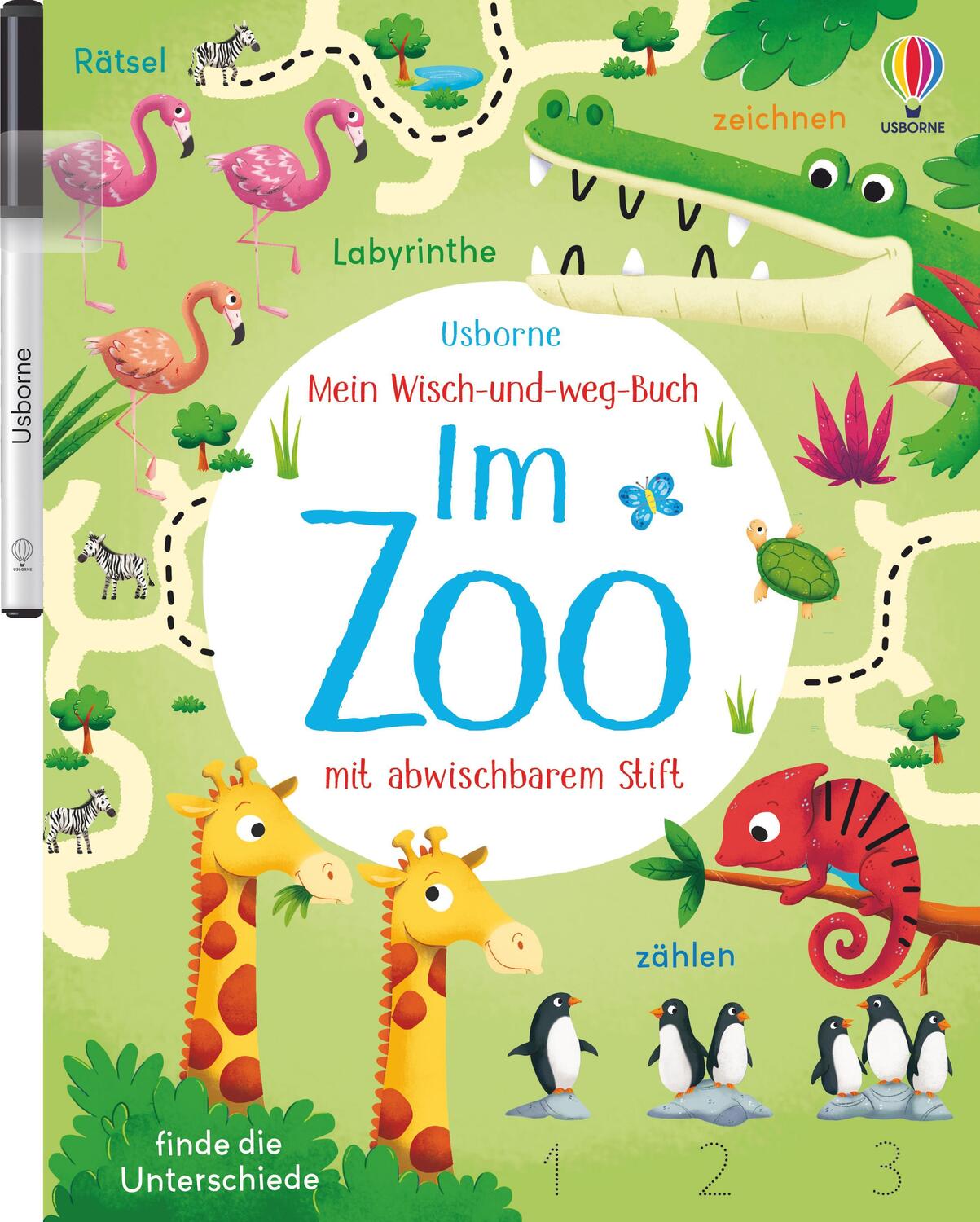 Cover: 9781789416770 | Mein Wisch-und-weg-Buch: Im Zoo | mit abwischbarem Stift | Robson