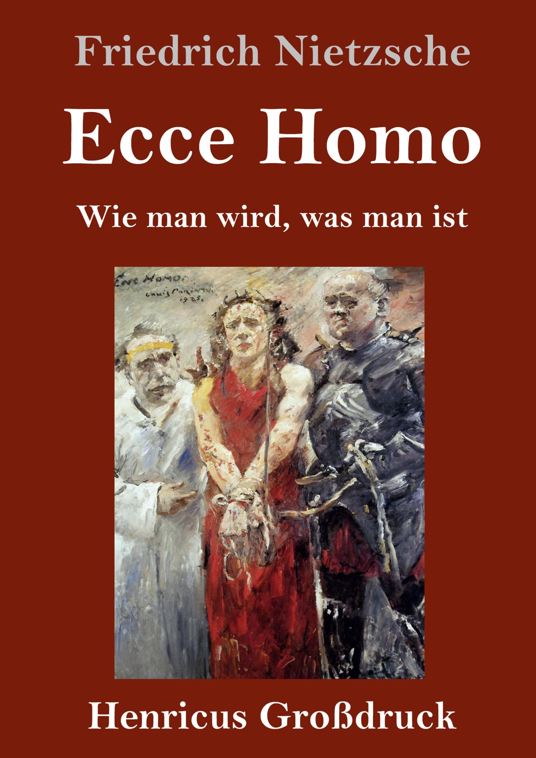 Cover: 9783847833901 | Ecce Homo (Großdruck) | Wie man wird, was man ist | Nietzsche | Buch