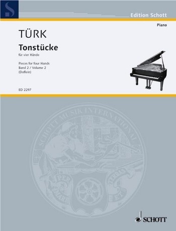 Cover: 9790001036863 | Tonstucke 2 | Daniel Gottlob Tuerk | Buch | Schott Music