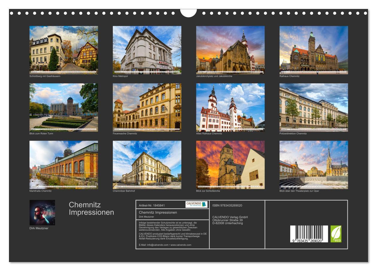 Bild: 9783435269020 | Chemnitz Impressionen (Wandkalender 2025 DIN A3 quer), CALVENDO...