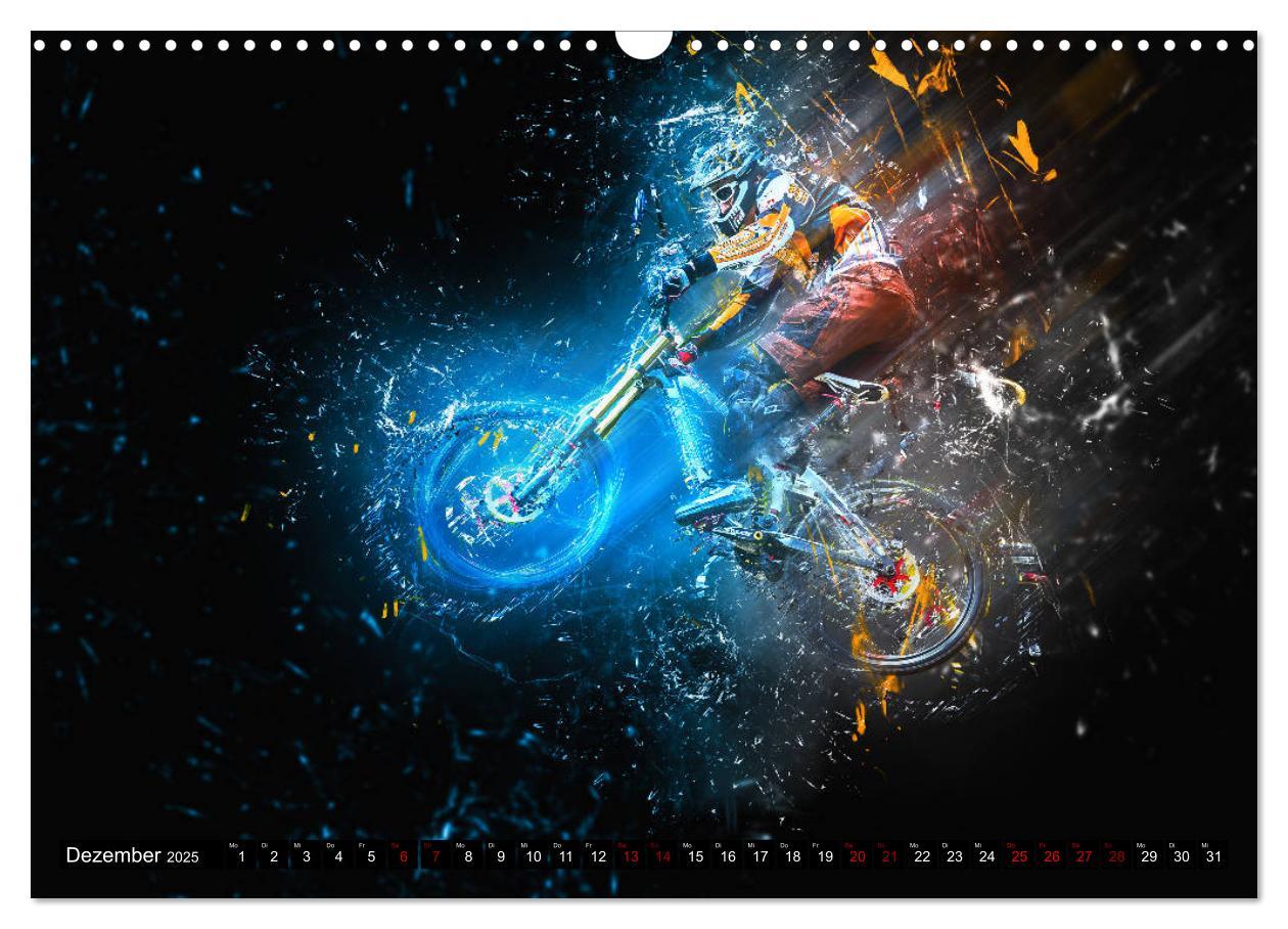 Bild: 9783435432646 | Downhill Explosion (Wandkalender 2025 DIN A3 quer), CALVENDO...