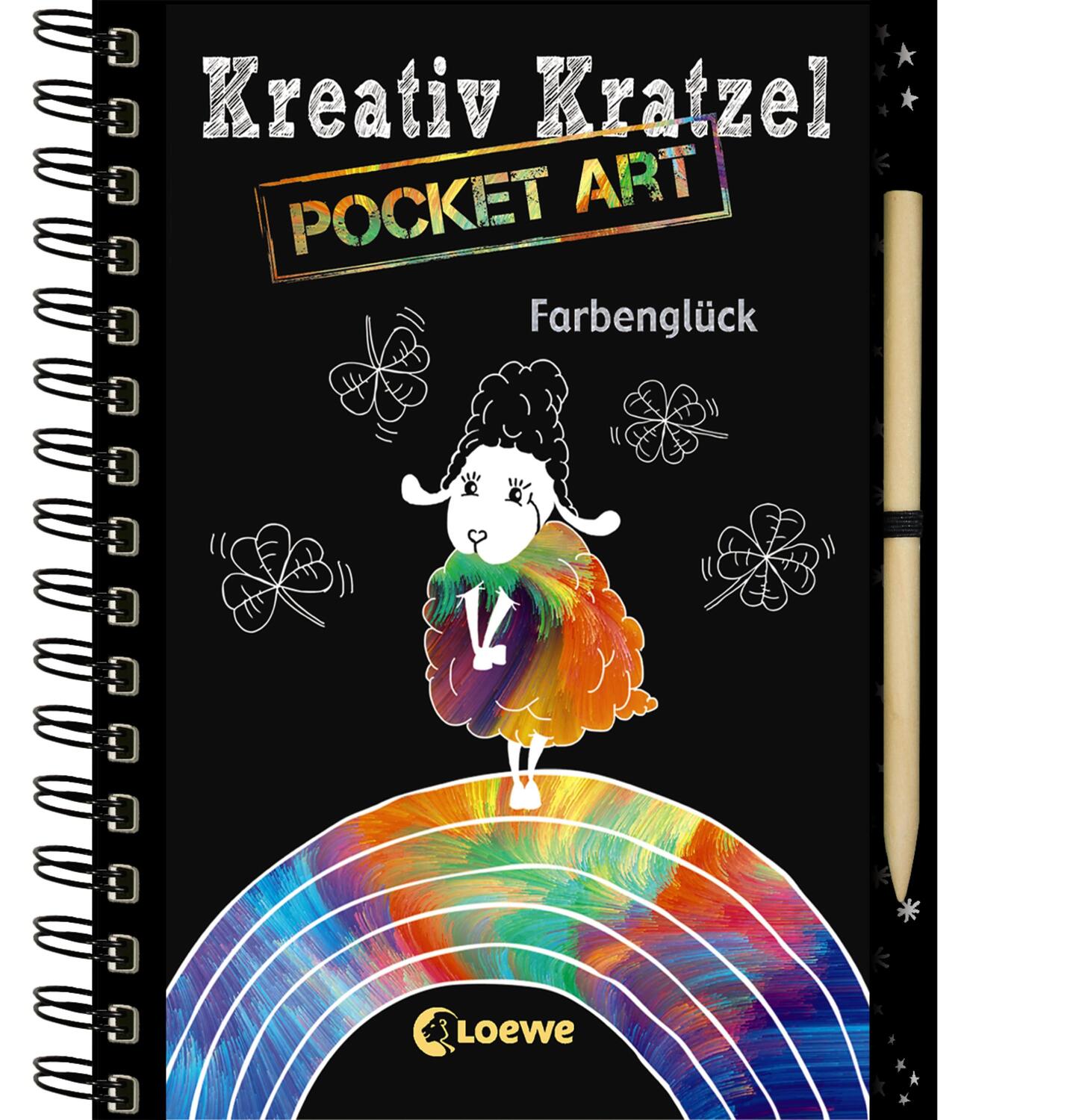 Cover: 9783785583425 | Kreativ-Kratzel Pocket Art: Farbenglück | Ann-Katrin Heger | Buch