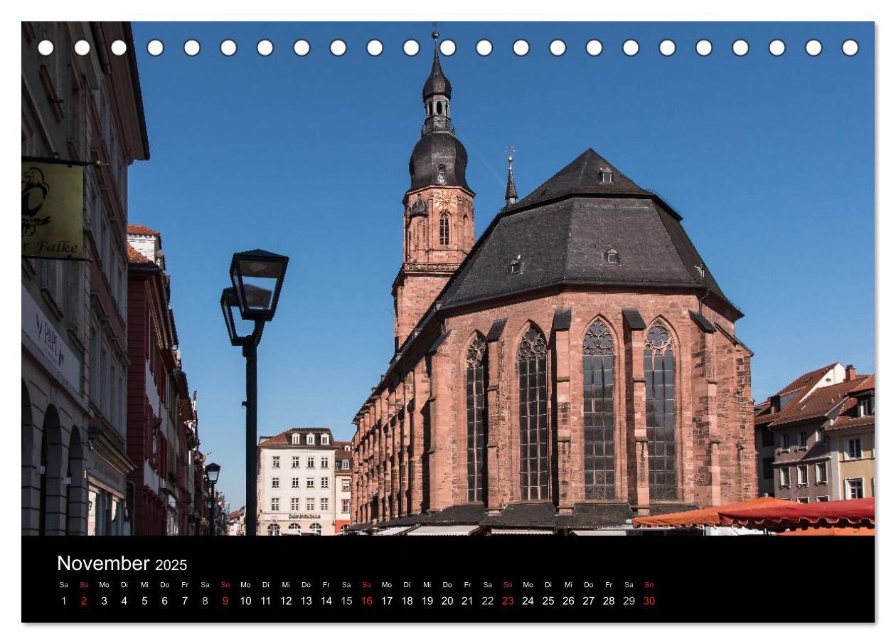 Bild: 9783435694716 | Heidelberger Stadtansichten (Tischkalender 2025 DIN A5 quer),...