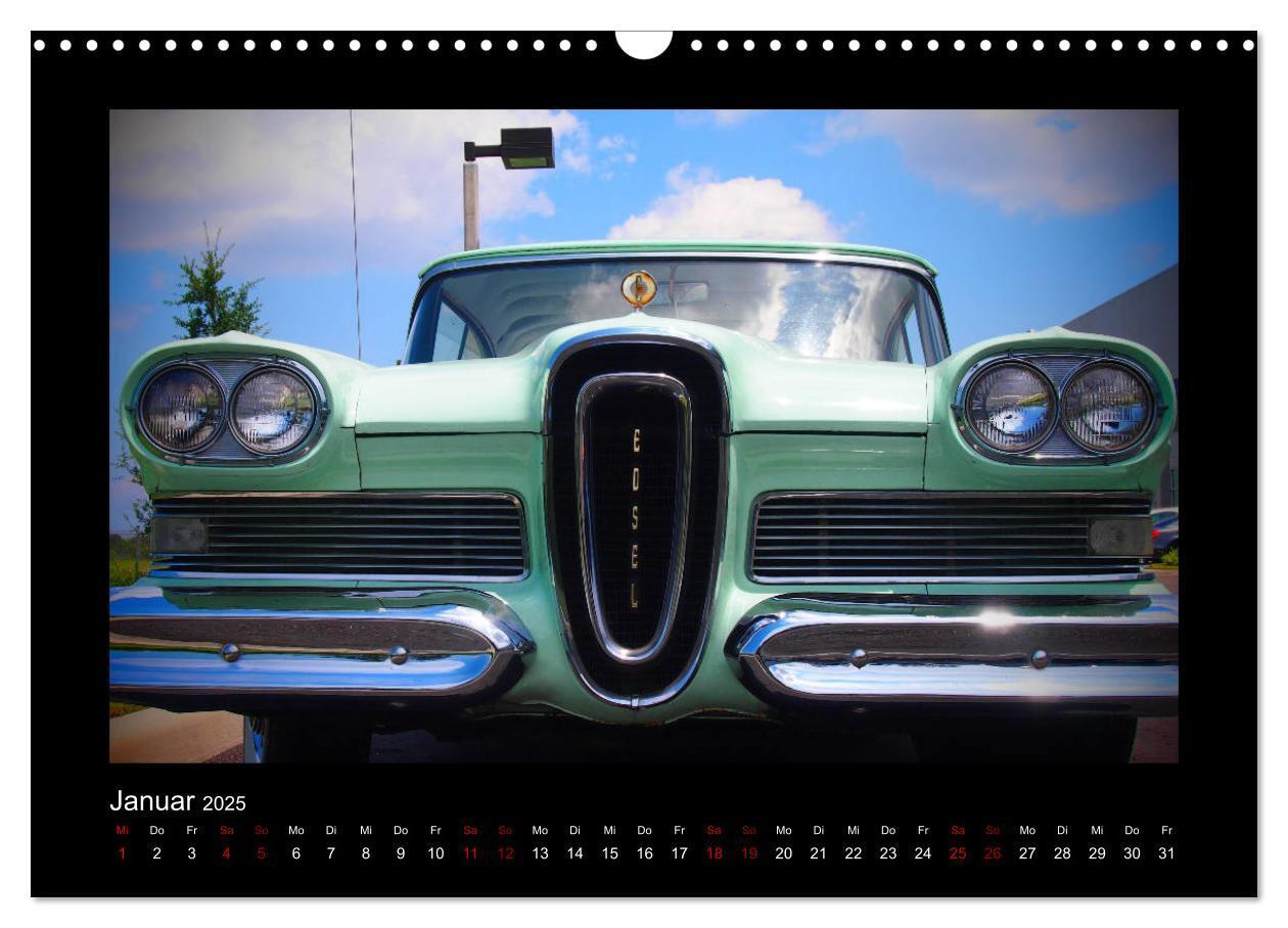 Bild: 9783435430161 | Retro Cars (Wandkalender 2025 DIN A3 quer), CALVENDO Monatskalender