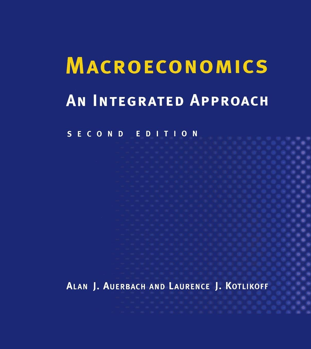 Cover: 9780262511032 | Macroeconomics, second edition | An Integrated Approach | Taschenbuch