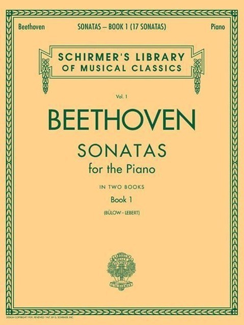 Cover: 73999519204 | Sonatas - Book 1 | Schirmer Library of Classics Vol. 1 | Von Bulow