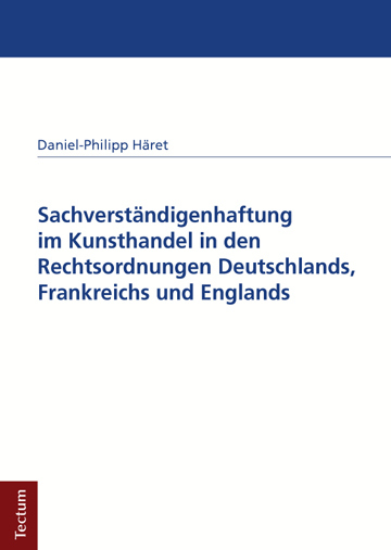 Cover: 9783828837614 | Sachverständigenhaftung im Kunsthandel in den Rechtsordnungen...