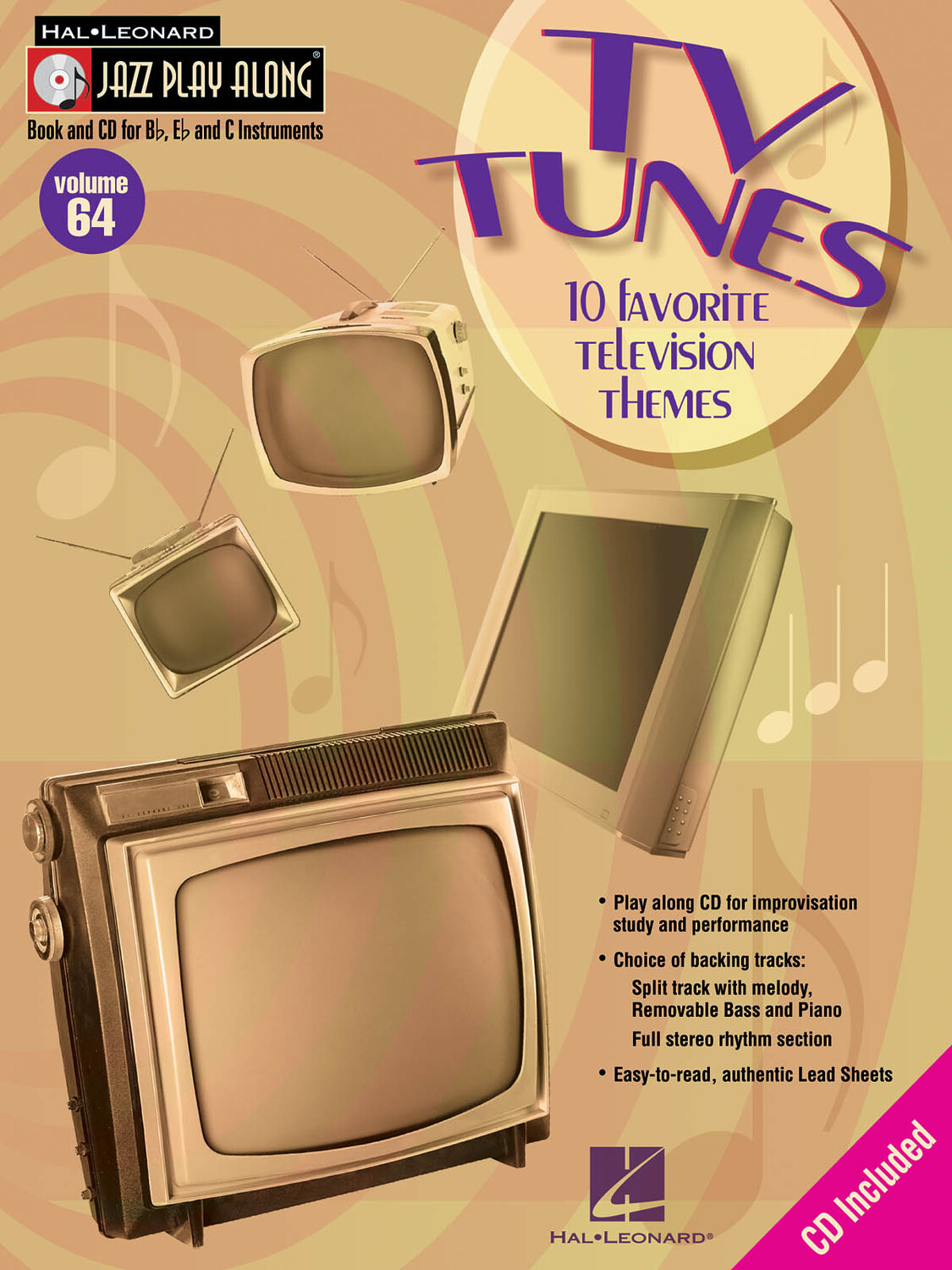 Cover: 884088085162 | TV Tunes | Jazz Play-Along Volume 64 | Jazz Play Along | Buch + CD