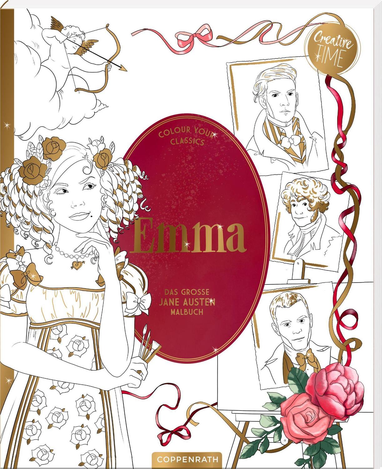 Cover: 4050003954585 | Emma - Das große Jane Austen-Malbuch | Colour your Classics | Buch