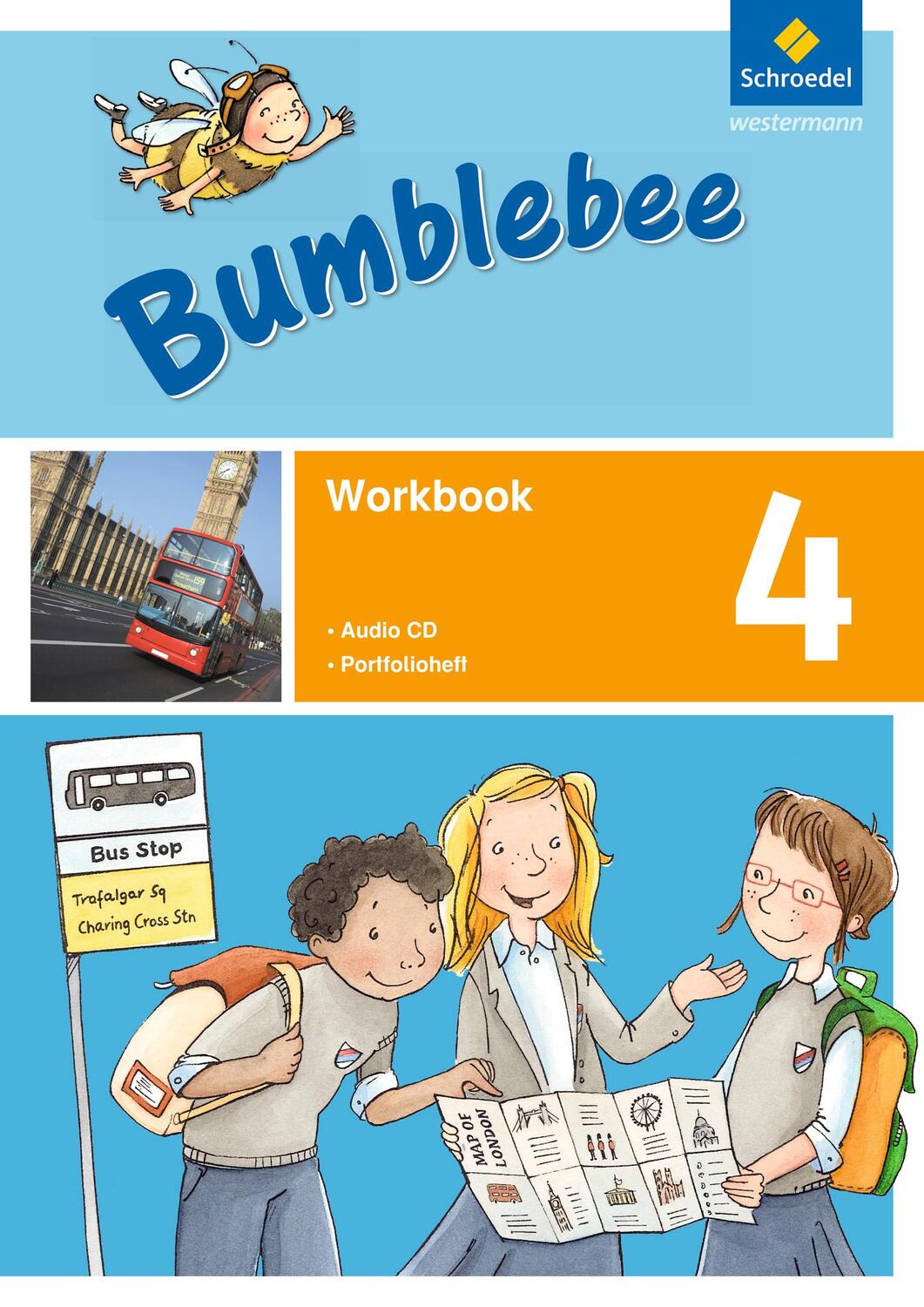 Cover: 9783507028531 | Bumblebee 4. Workbook 4 plus Portfolioheft und Pupil's Audio-CD | 2017
