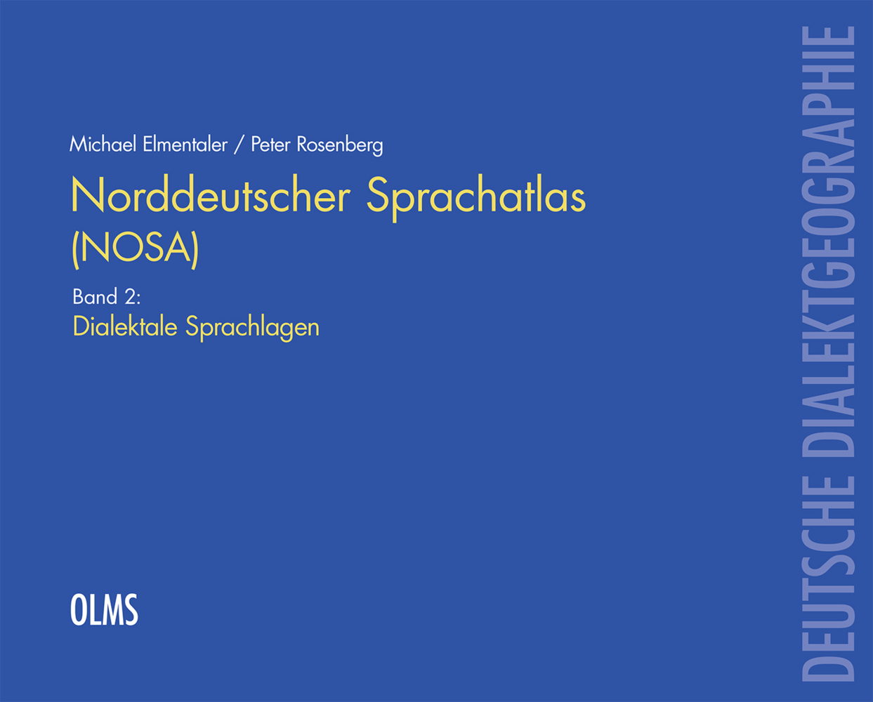 Cover: 9783487153308 | Norddeutscher Sprachatlas (NOSA). Band 2: Dialektale Sprachlagen