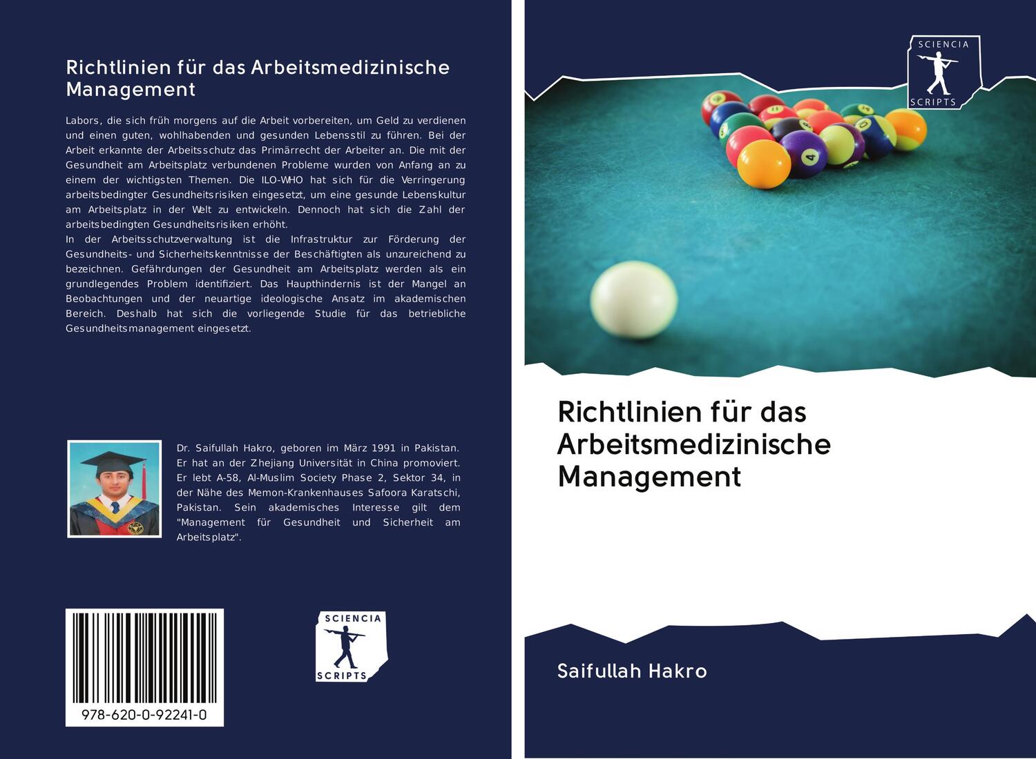 Cover: 9786200922410 | Richtlinien für das Arbeitsmedizinische Management | Saifullah Hakro