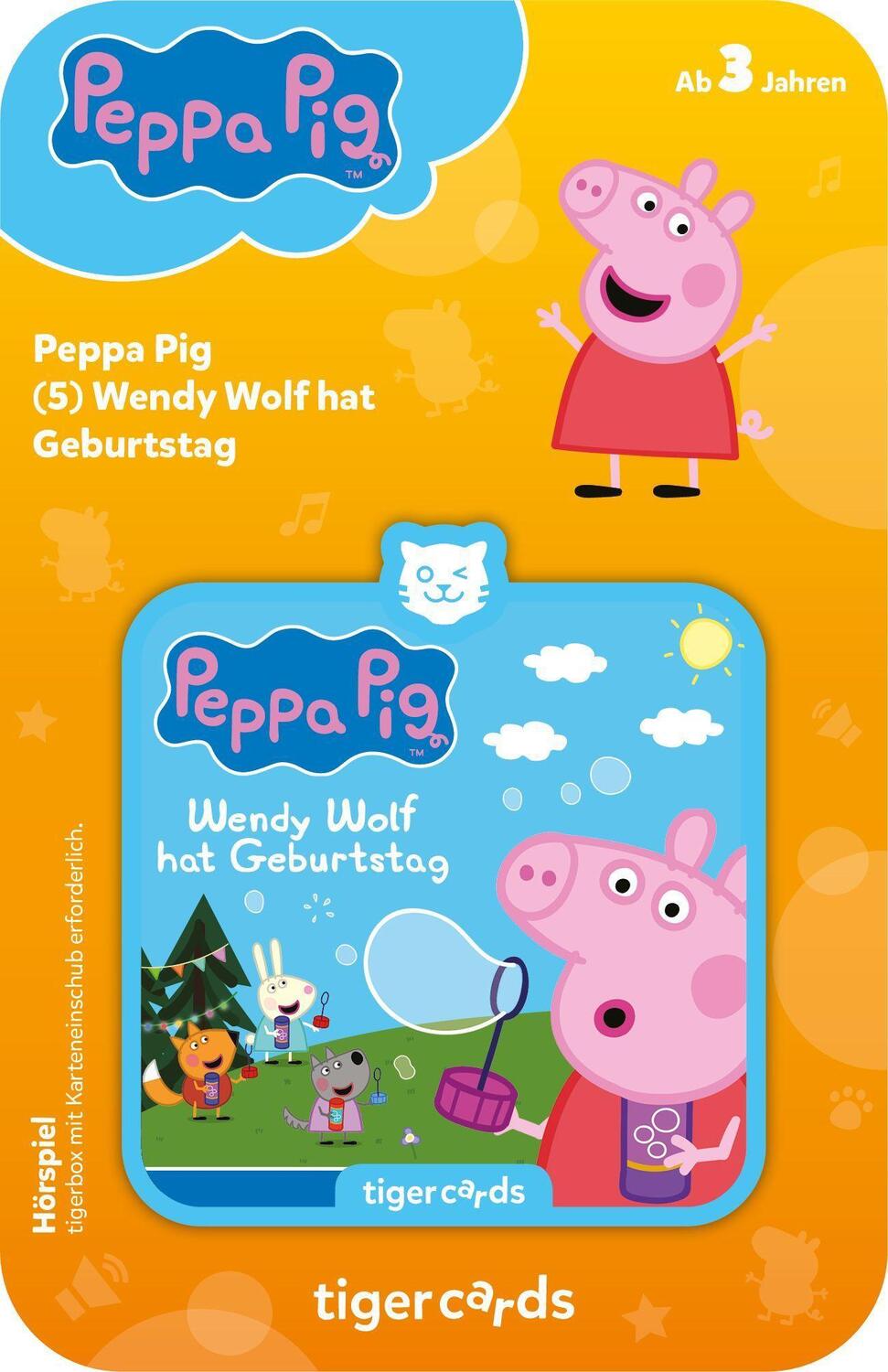 Bild: 4260535483310 | tigercard - Peppa Pig - Folge 5: Wendy Wolf hat Geburtstag | Stück