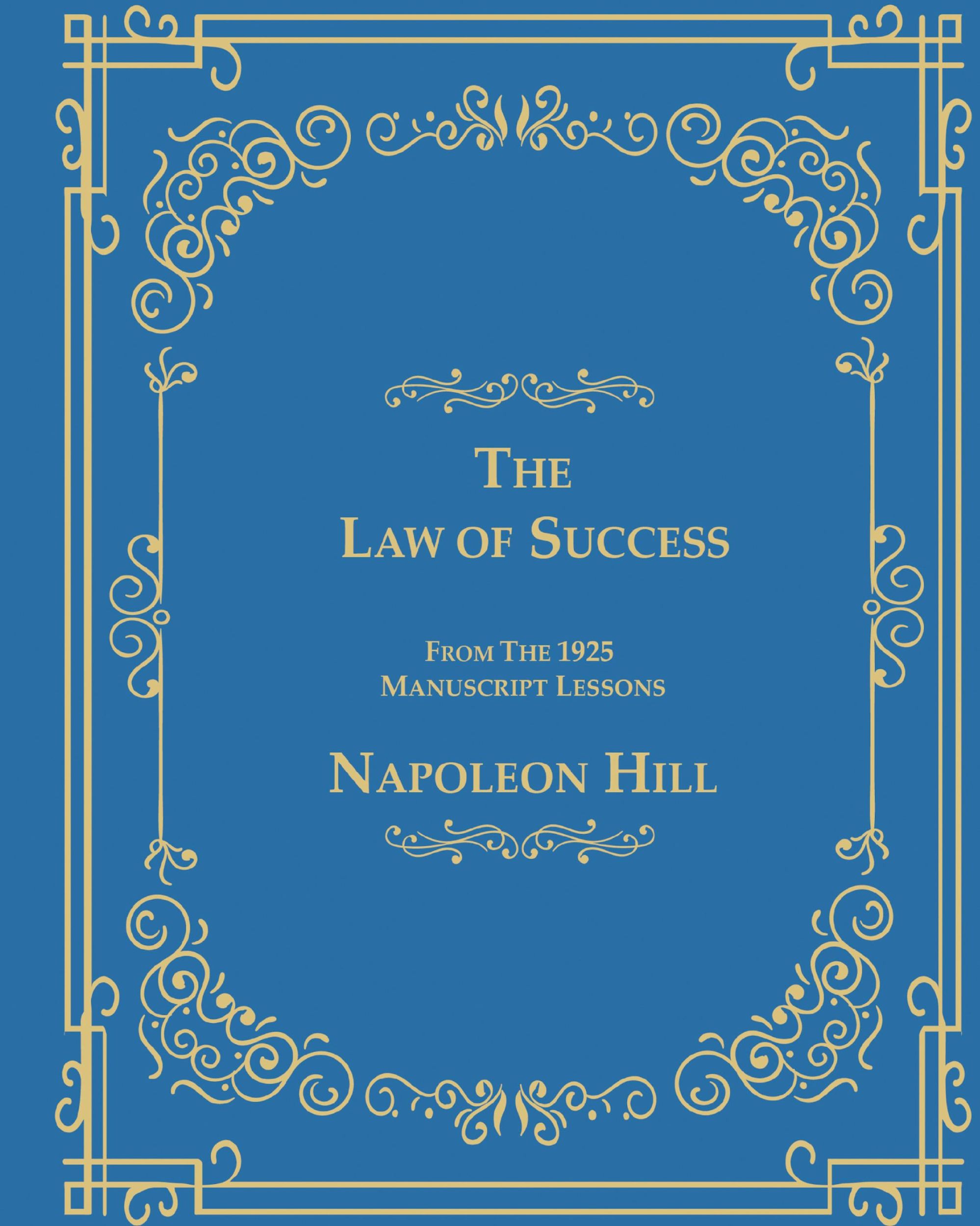 Cover: 9781684113323 | The Law of Success From The 1925 Manuscript Lessons | Napoleon Hill