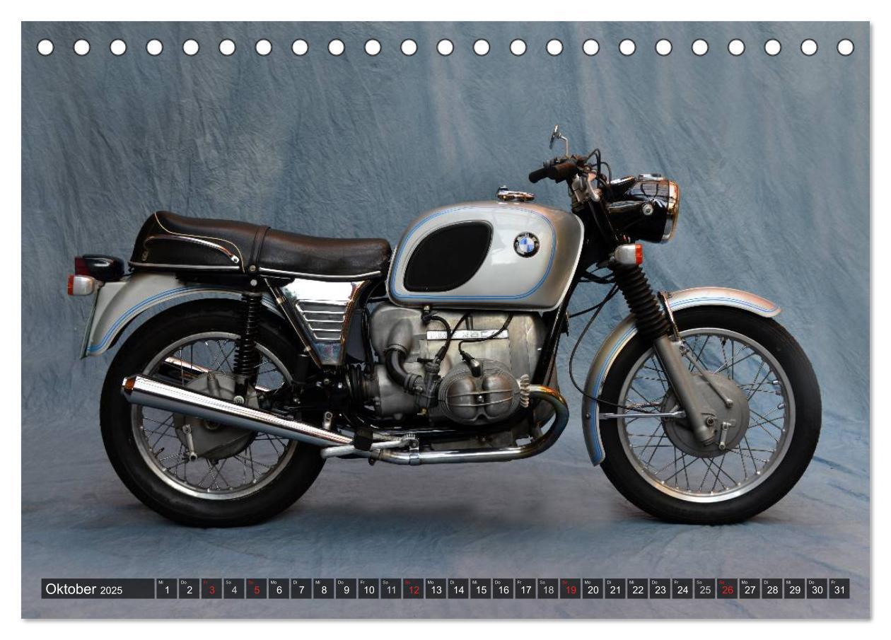 Bild: 9783435684786 | Deutsche Motorrad Oldtimer (Tischkalender 2025 DIN A5 quer),...