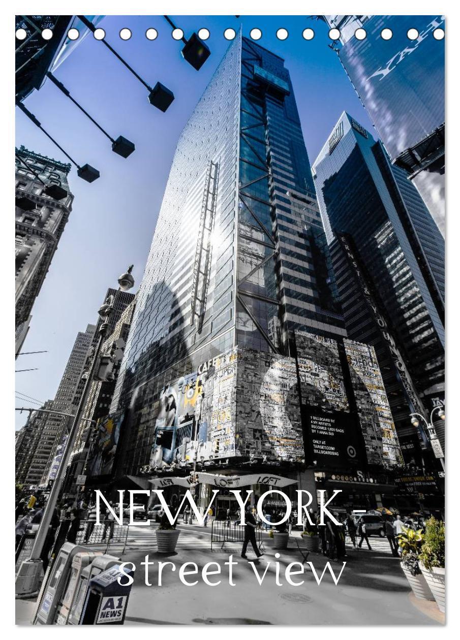 Cover: 9783457088715 | NEW YORK ¿ street view (Tischkalender 2025 DIN A5 hoch), CALVENDO...