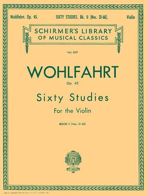 Cover: 73999565904 | Wohlfahrt - 60 Studies, Op. 45 - Book 2 | G. Blay | Taschenbuch | Buch