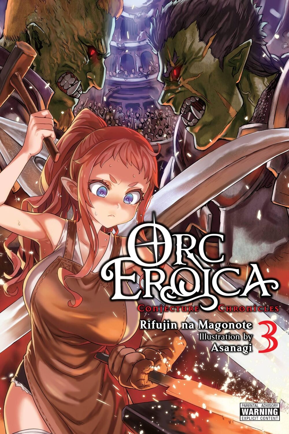 Cover: 9781975348472 | Orc Eroica, Vol. 3 (Light Novel) | Conjecture Chronicles | Magonote