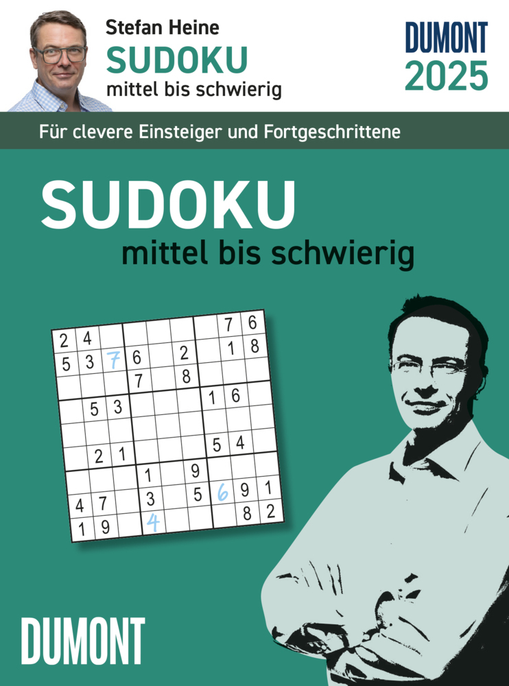 Cover: 4250809653822 | DUMONT - Stefan Heine Sudoku mittel bis schwierig 2025...