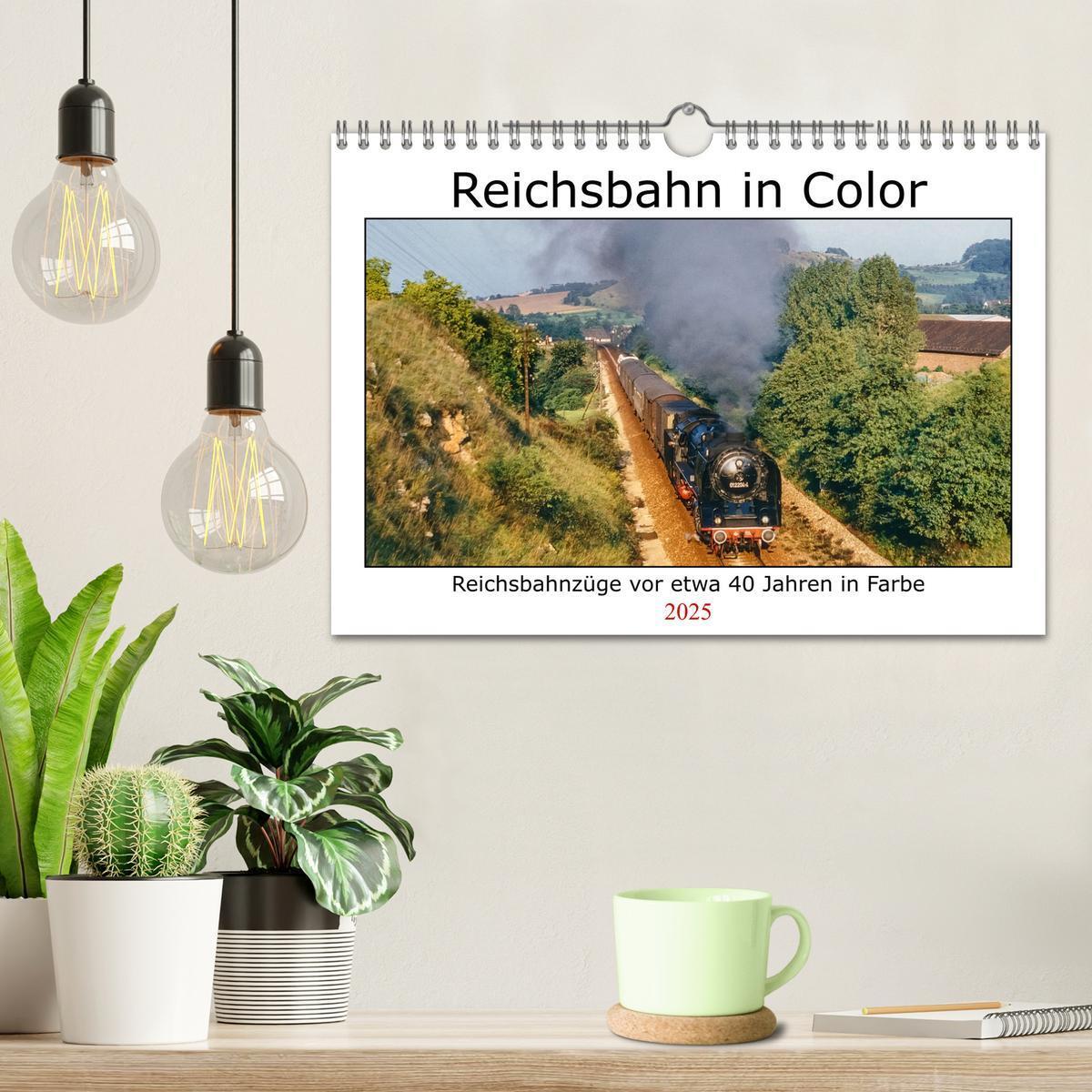 Bild: 9783435030316 | Reichsbahn in Color (Wandkalender 2025 DIN A4 quer), CALVENDO...