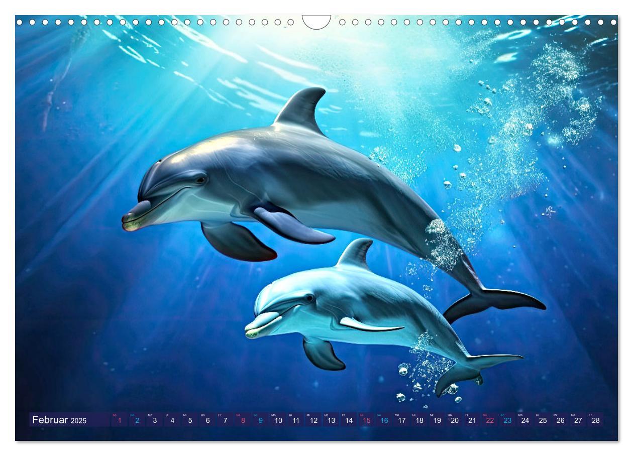 Bild: 9783457187685 | Tierkinder der Meere - entdecke ihre Welt (Wandkalender 2025 DIN A3...