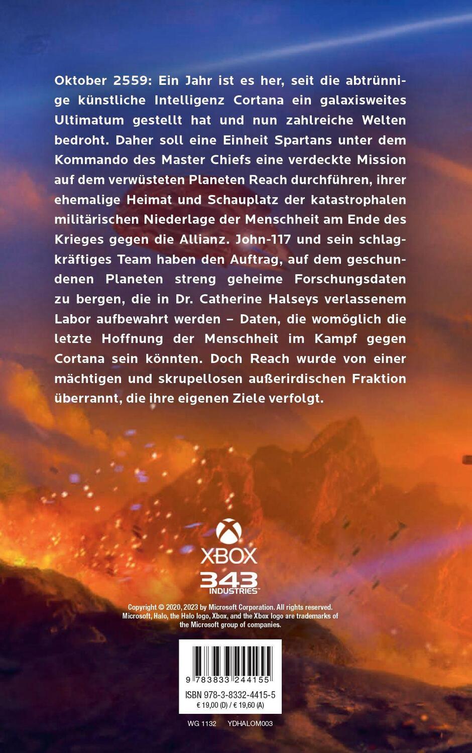 Rückseite: 9783833244155 | Halo: Shadows of Reach - Ein Master-Chief-Roman | Troy Denning | Buch