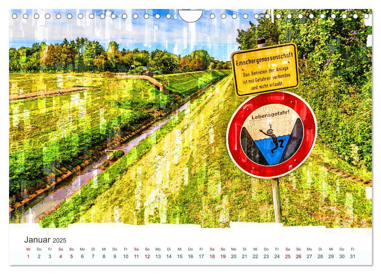 Bild: 9783457224823 | Ruhrpott Art (Wandkalender 2025 DIN A4 quer), CALVENDO Monatskalender