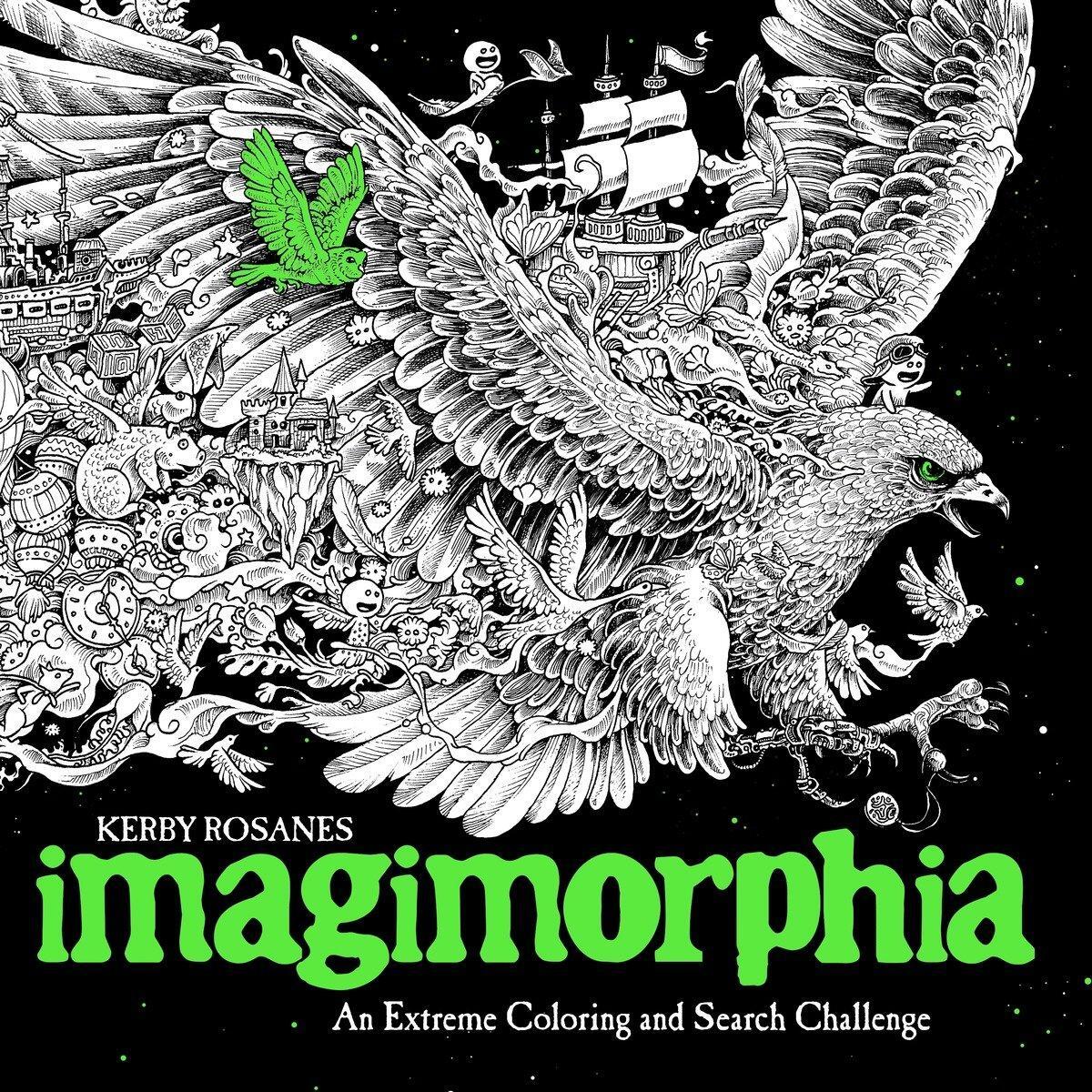 Cover: 9780399574122 | Imagimorphia | An Extreme Coloring and Search Challenge | Rosanes