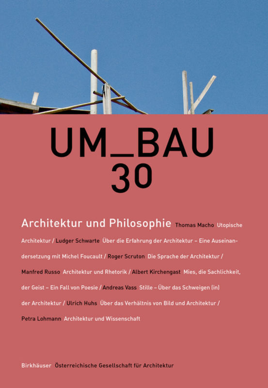 Cover: 9783035616729 | UMBAU. Bd.30 | Architektur und Philosophie | Architektur | Taschenbuch
