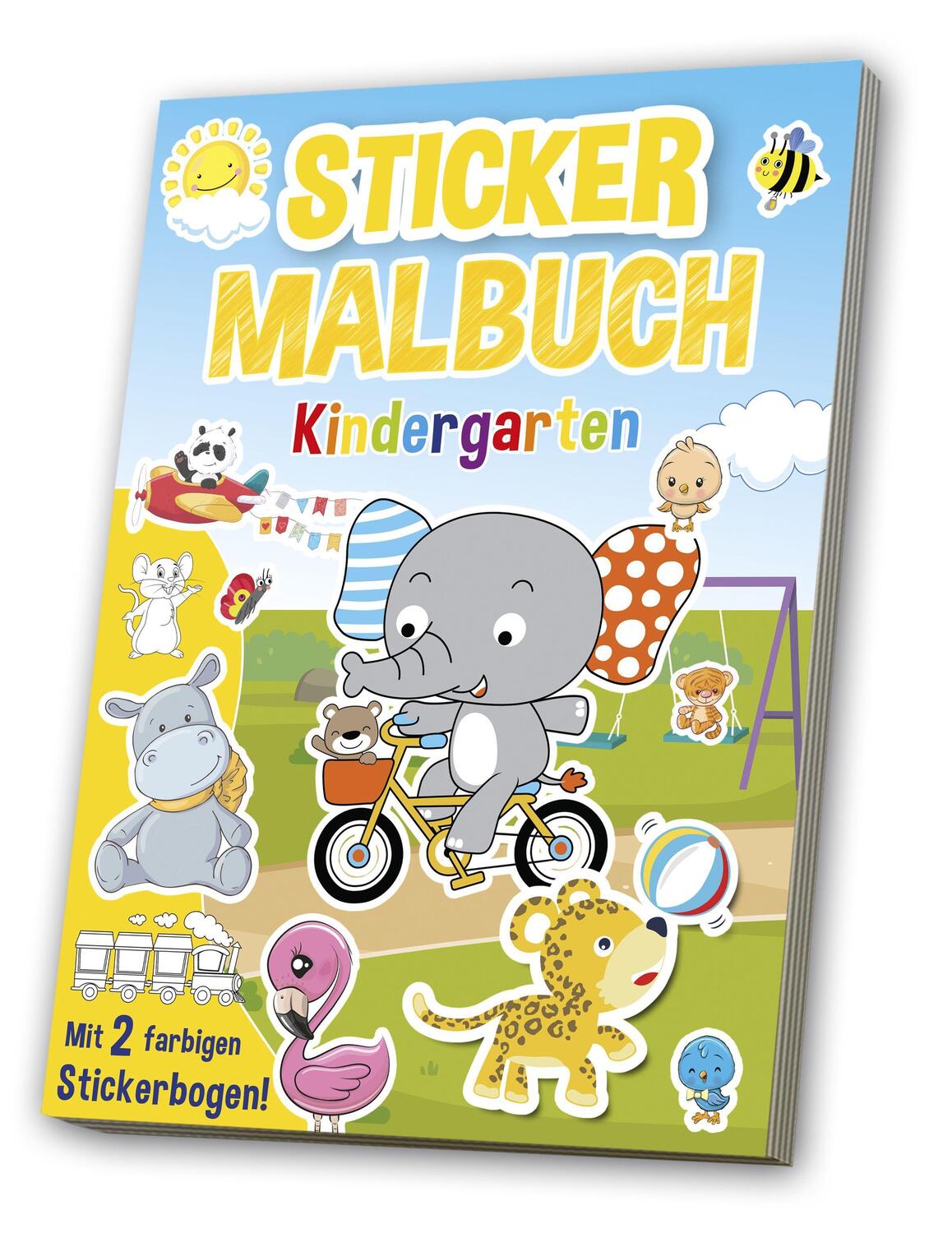 Cover: 4019393987993 | Mal- & Stickerbuch: Kindergarten | Broschüre | Deutsch | 2022