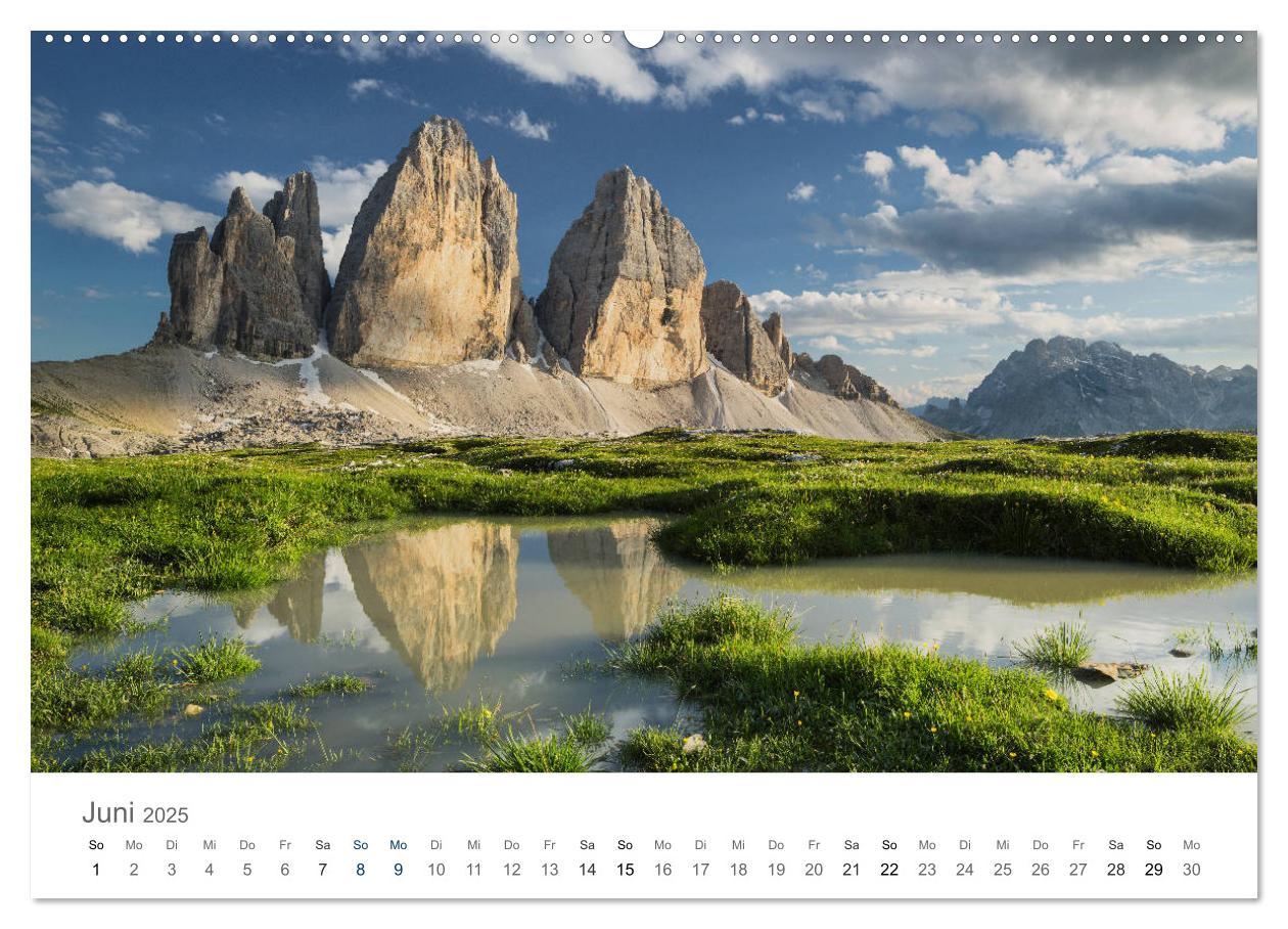 Bild: 9783435375769 | Die Schönheit der Alpen (Wandkalender 2025 DIN A2 quer), CALVENDO...