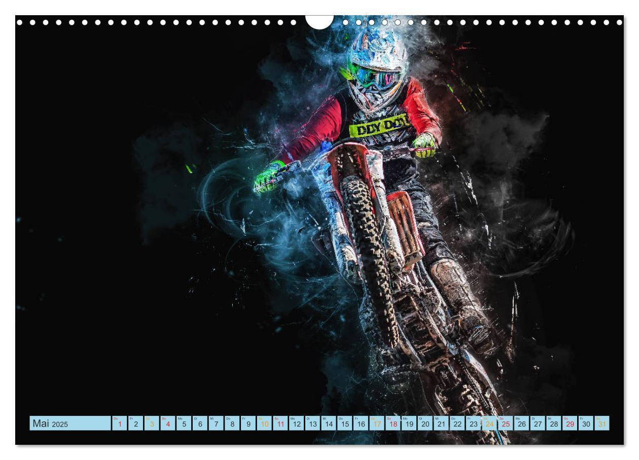 Bild: 9783435409891 | Motocross - extrem cool (Wandkalender 2025 DIN A3 quer), CALVENDO...