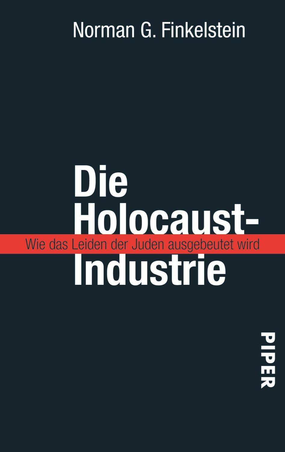 Cover: 9783492235808 | Die Holocaust-Industrie | Wie das Leiden der Juden ausgebeutet wird