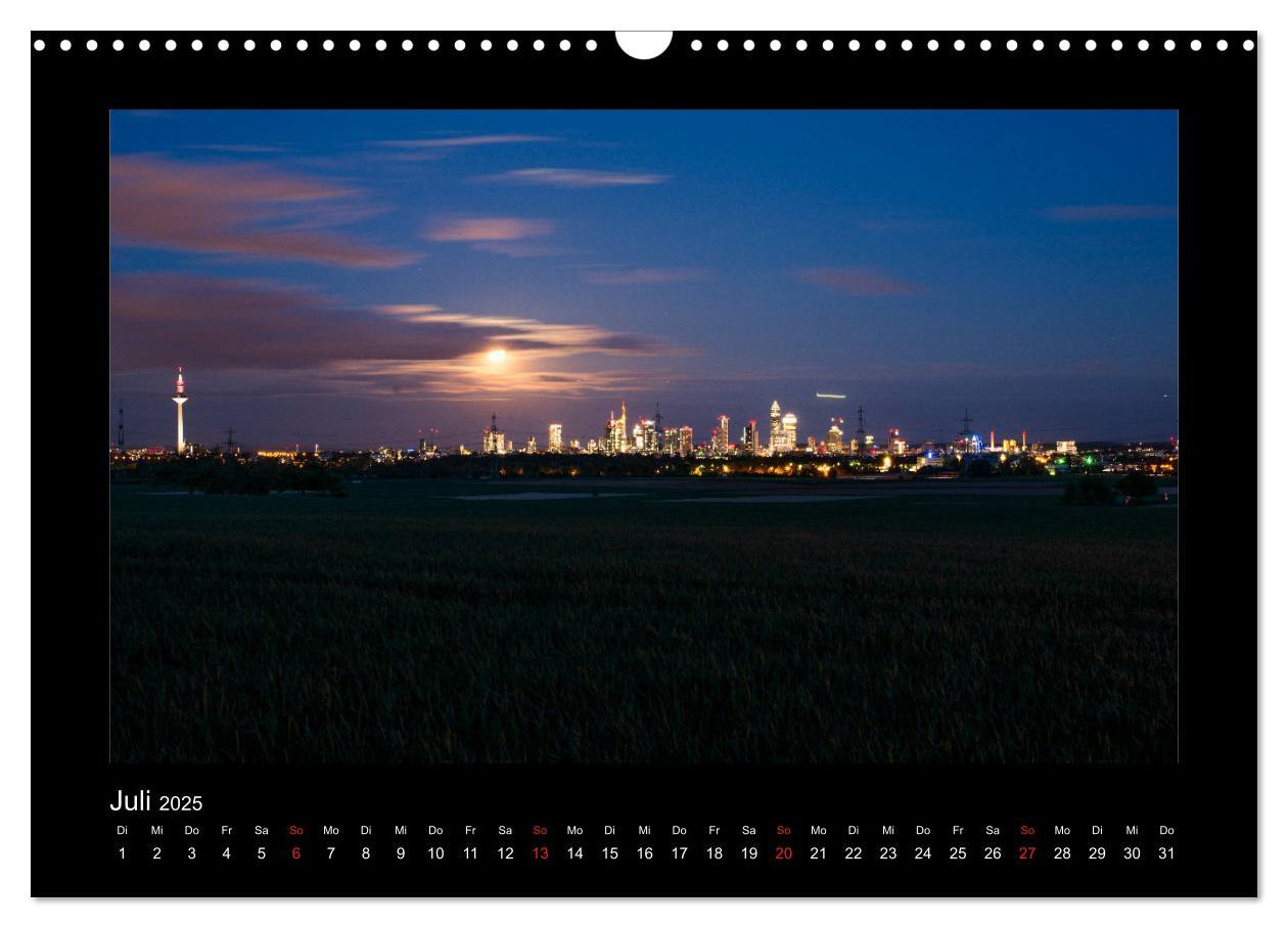 Bild: 9783435273362 | Frankfurt bei Nacht 2025 (Wandkalender 2025 DIN A3 quer), CALVENDO...