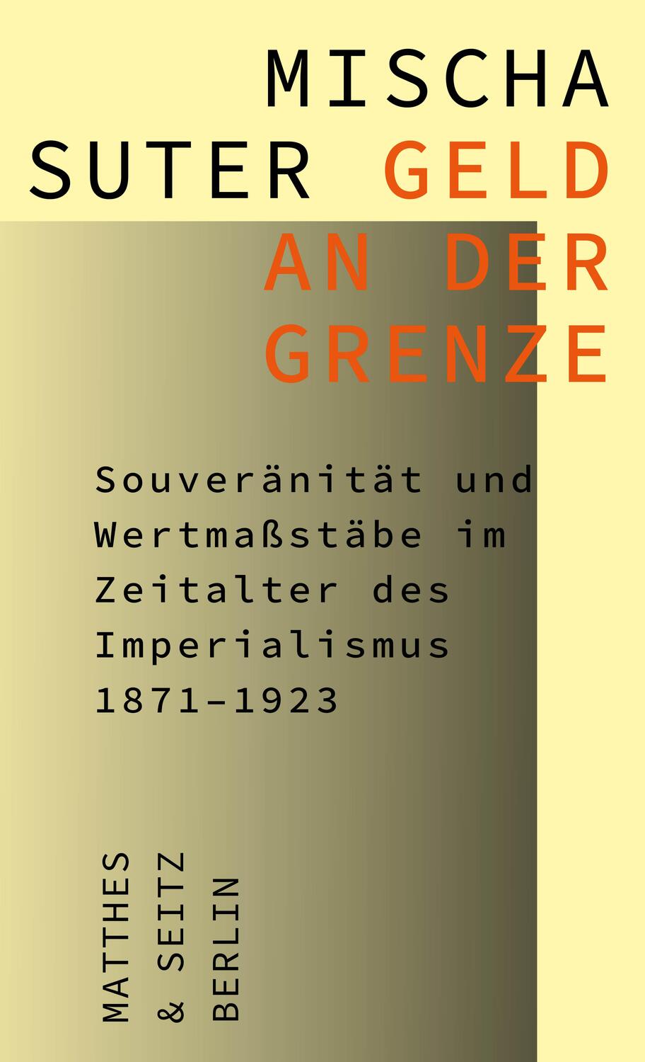 Cover: 9783751820271 | Geld an der Grenze | Mischa Suter | Buch | 344 S. | Deutsch | 2024