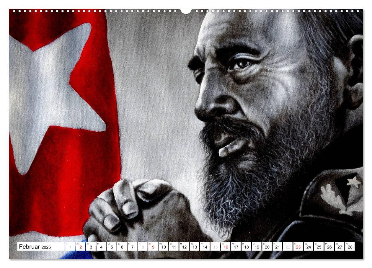 Bild: 9783435602063 | FIDEL CASTRO (hochwertiger Premium Wandkalender 2025 DIN A2 quer),...