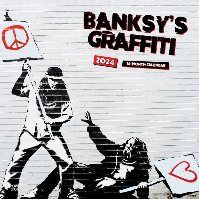 Cover: 9781975466725 | Banksy's Graffiti 2024 Square | Browntrout | Kalender | Englisch