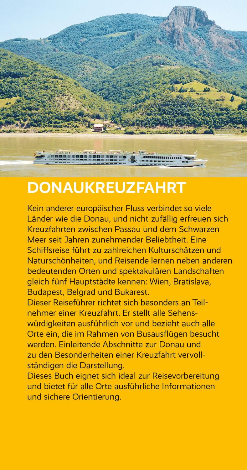 Bild: 9783897946026 | Reiseführer Kreuzfahrten Donau | Von Passau zum Schwarzen Meer | Buch