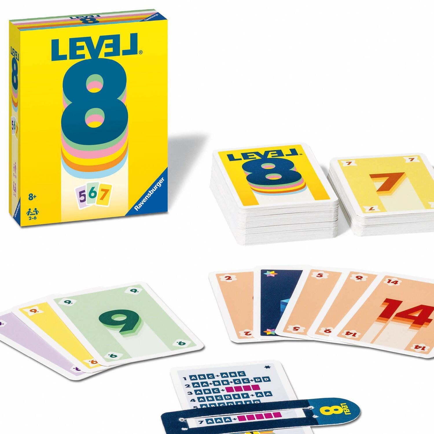 Bild: 4005556208654 | Ravensburger 20865 - Level 8, Das beliebte Kartenspiel für 2-6...
