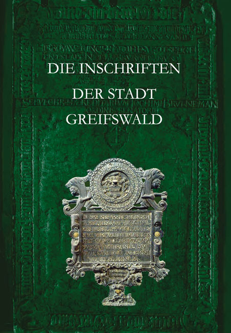 Cover: 9783895006685 | Die Inschriften der Stadt Greifswald | Jürgen Herold (u. a.) | 2010