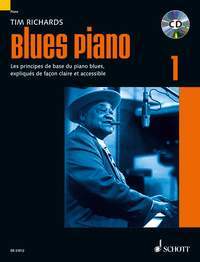 Cover: 9790001198967 | Blues Piano Band 1 | Tim Richards | Buch + CD | Schott Music