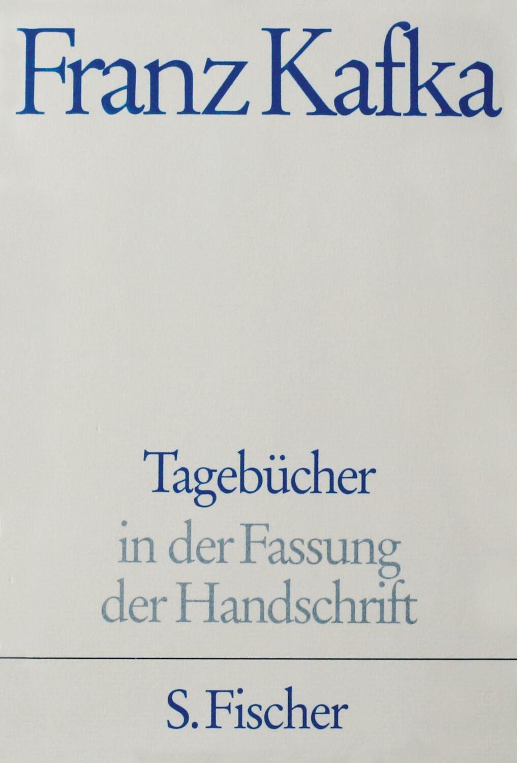 Cover: 9783100381927 | Tagebücher, Kommentar | Franz Kafka | Buch | 351 S. | Deutsch | 2008