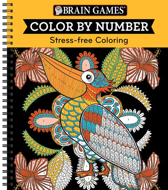 Cover: 9781680227710 | Brain Games - Color by Number: Stress-Free Coloring (Orange) | Buch