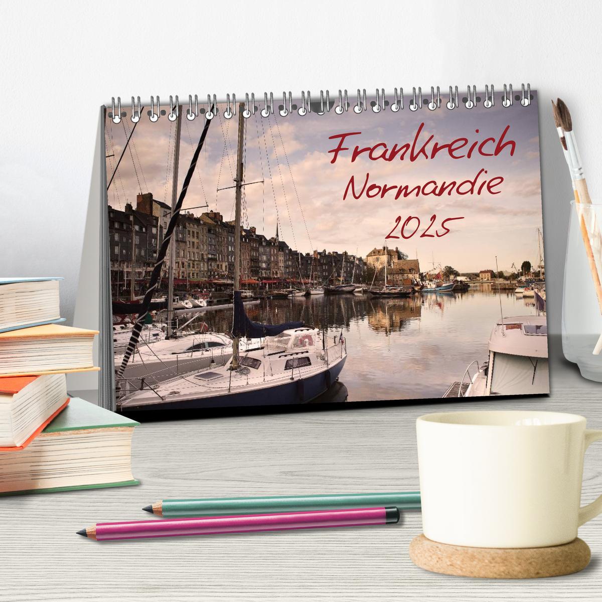 Bild: 9783435783540 | Frankreich Normandie (Tischkalender 2025 DIN A5 quer), CALVENDO...